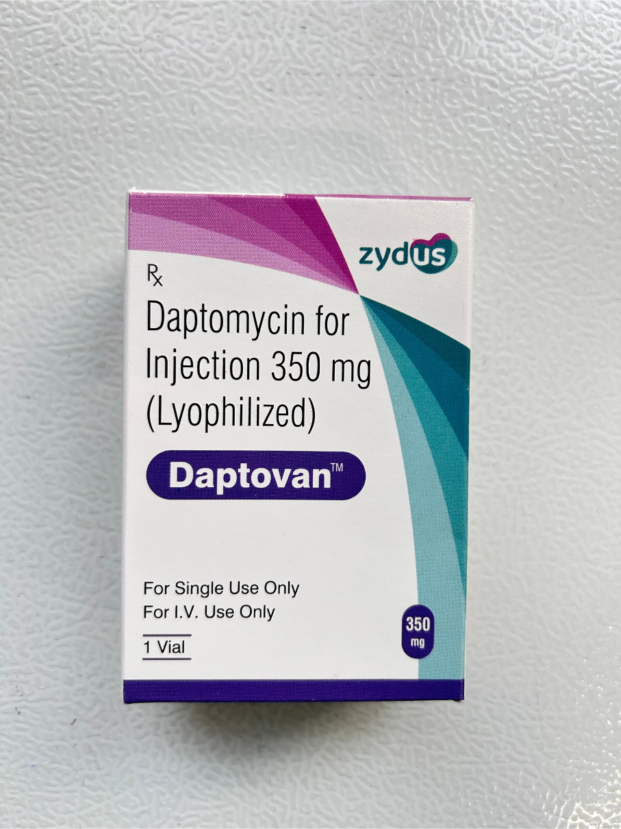 Daptovan 350mg Injection is used to treat severe bacterial infections.