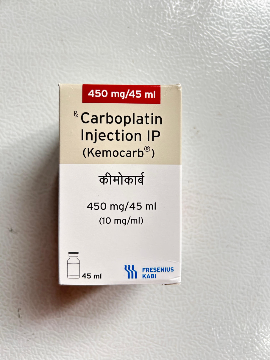 Kemocarb 450mg Injection is used to treat various types of cancer.