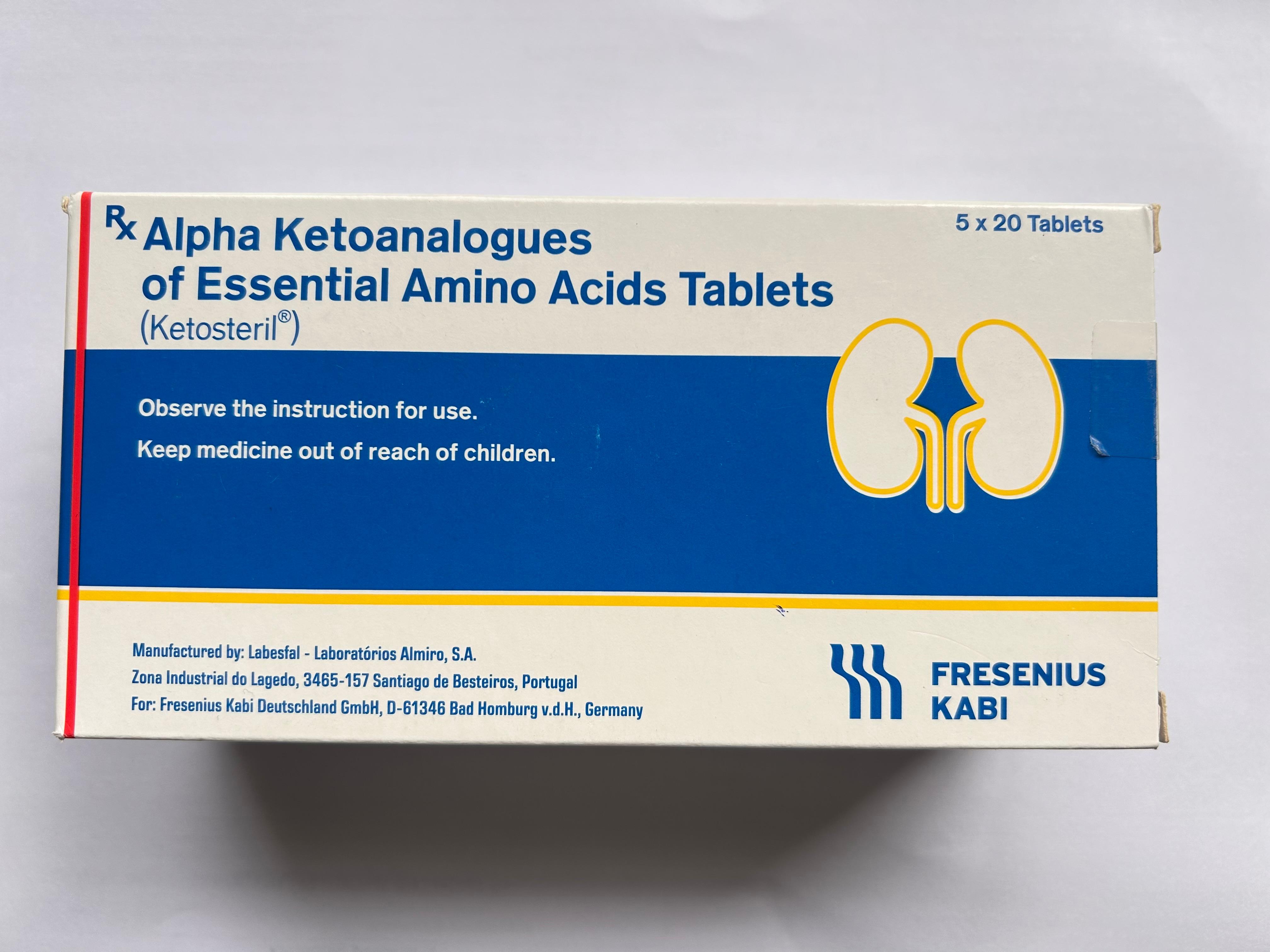 Ketosteril Tablet is used for patients with chronic kidney disease.