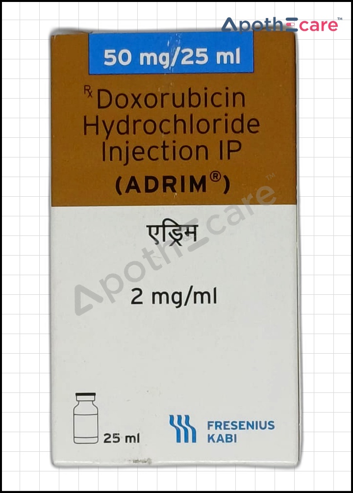 adrim-50mg-injection used to Treat Breast cancer, Ovarian cancer, Hodgkin's and non-Hodgkin's lymphoma, Leukemia, Sarcoma