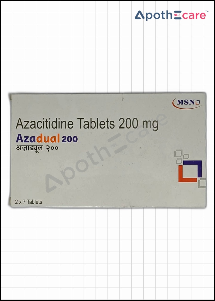 azadual-200mg-injection used to Treat Myelodysplastic Syndromes, Acute Myeloid Leukemia