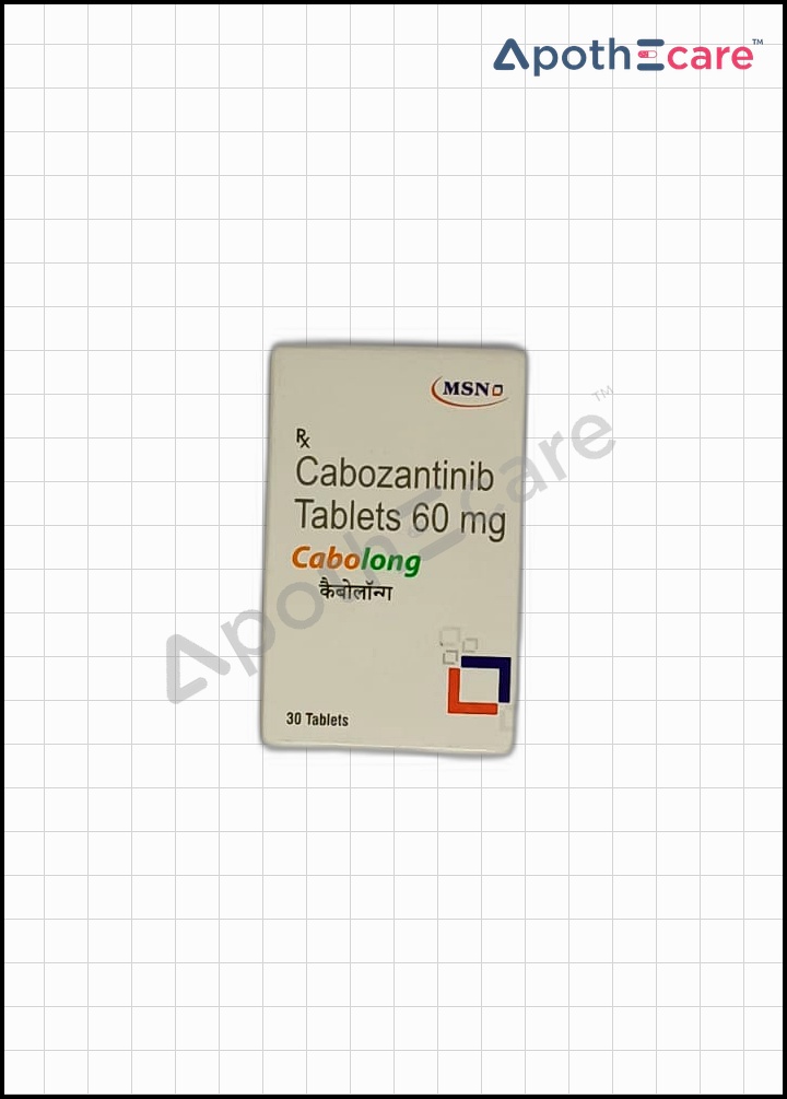 cabolong-60mg-tablet used to Treat Liver Cancer, Kidney Cancer, Medullary thyroid Cancer