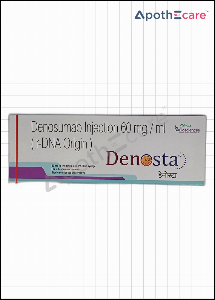 Denosta 60mg used to Treat osteoporosis in postmenopausal women