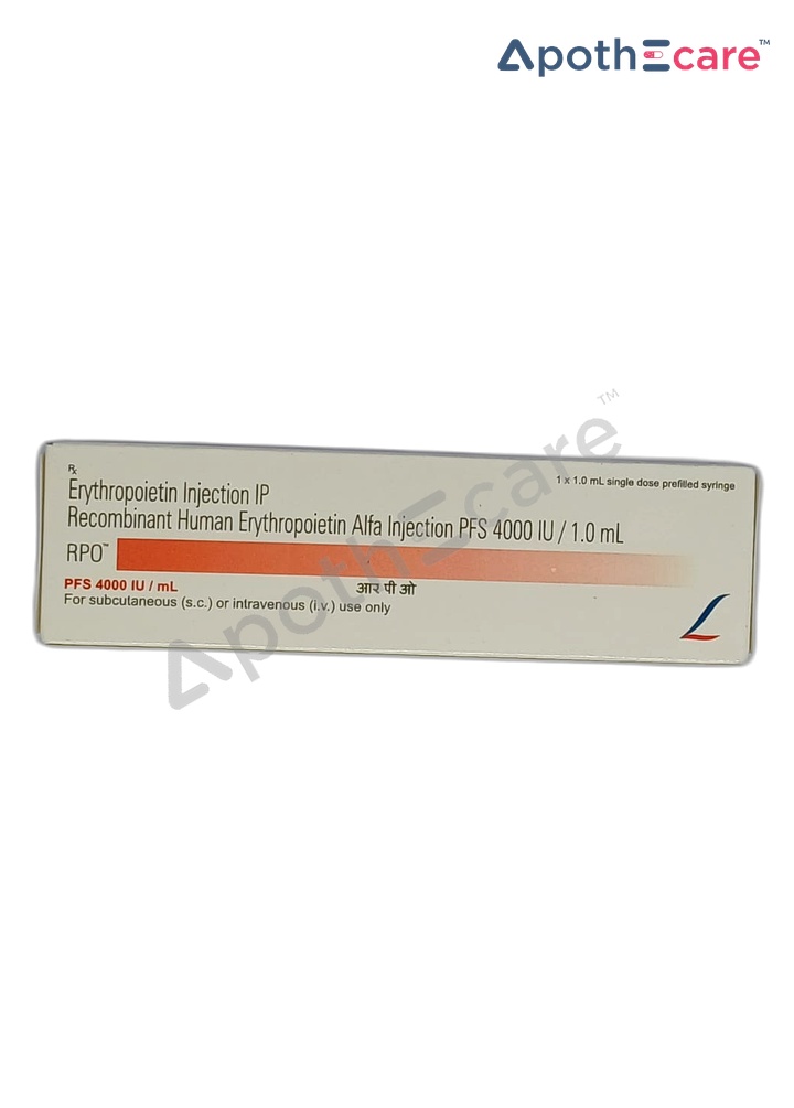 Erythropoietin Injection used to treat anemia