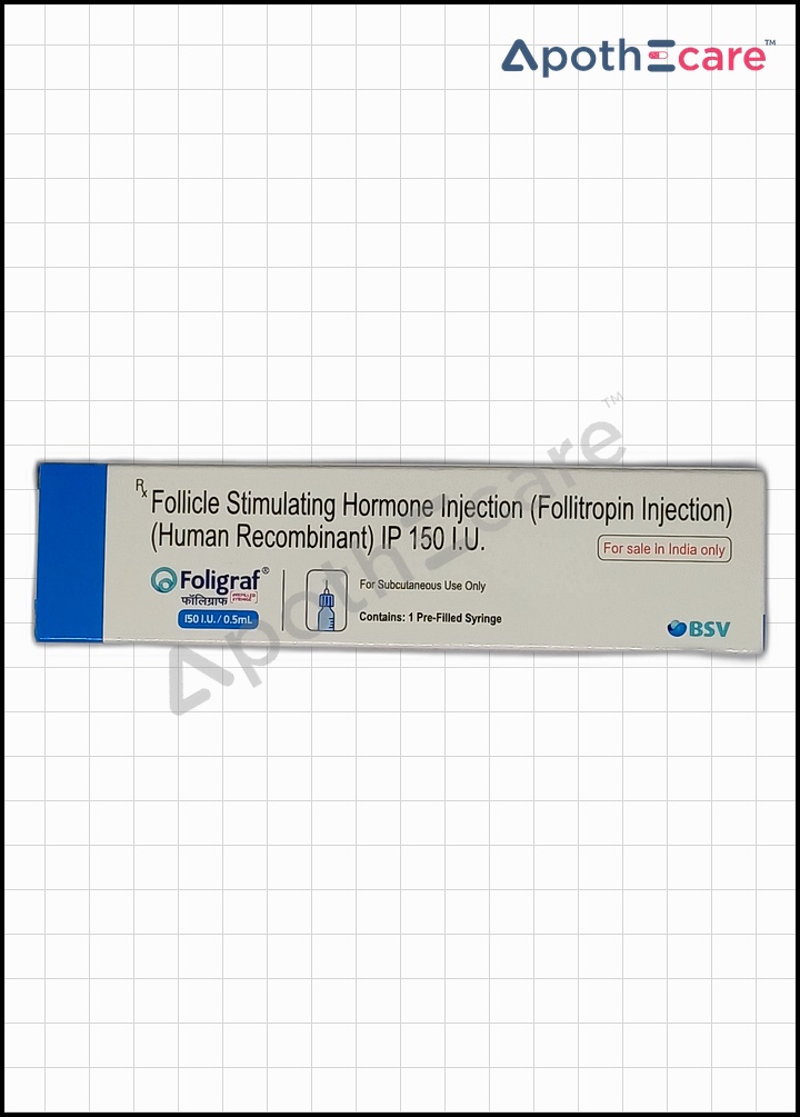 foligraf-150 I.U used to treat fertility treatments