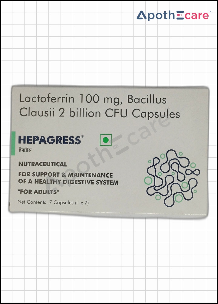 Hepagress Capsule treat H. pylori infections, manage diarrhea/dysentery, and support gut health