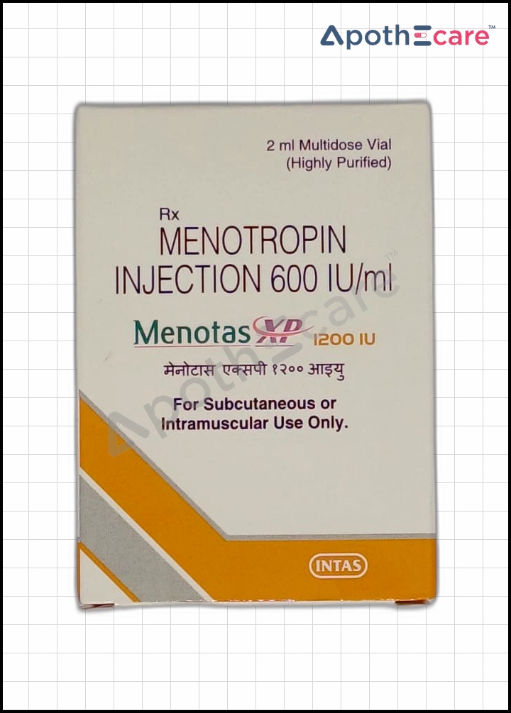 menotas-xp-1200iu-injection used to Treat Female infertility, Male infertility
