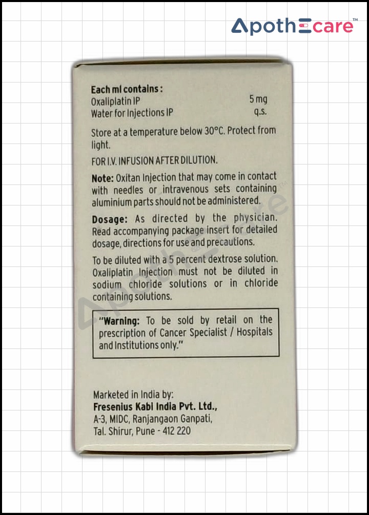Oxitan 100mg Injection used to Treat Colorectal Cancer