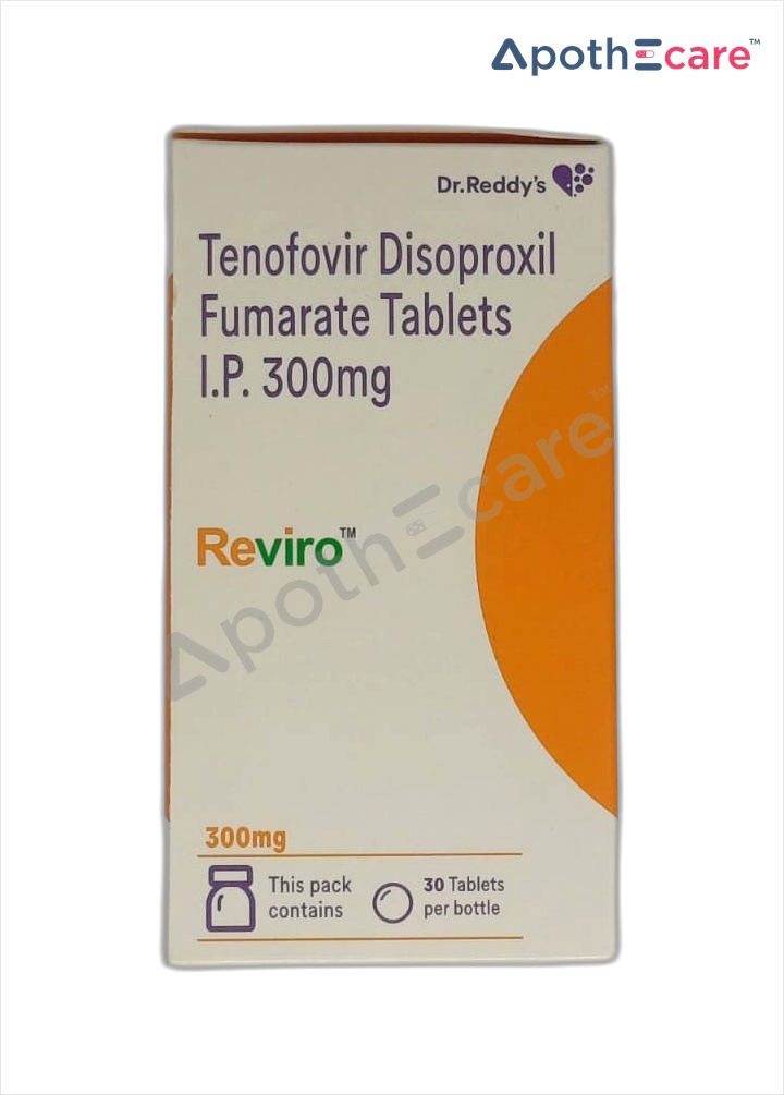 Reviro 300mg Tablet antiviral medication used to treat HIV-1 infection and chronic hepatitis B infection