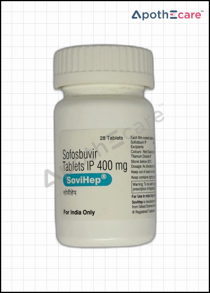Sovihep-400mg-tablet Used to Treat Hepatitis C Virus Infection