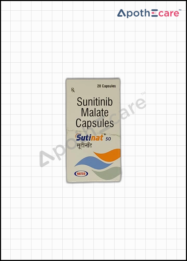 sutinat-50mg-capsule used to Treat Metastatic Renal Cell Carcinoma, Gastrointestinal Cancer, Pancreatic Cancer