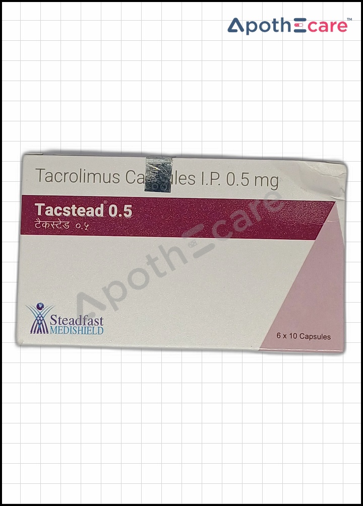 Tacstead 0.5mg used to Treat Prevention of organ rejection in transplant patients