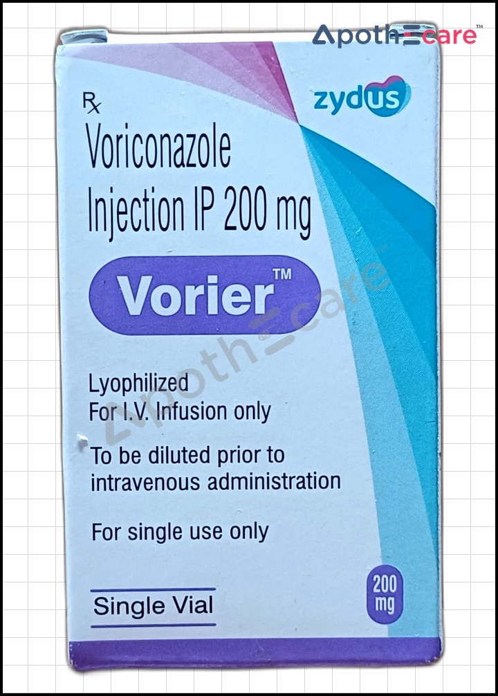 Vorier-200mg-Injection Used to Treat Invasive aspergillosis, Candidemia, Esophageal candidiasis