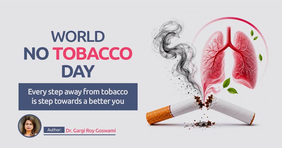 World no tobacco day  - Every step away from tobacco is step towards a better you
