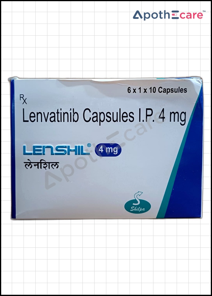 lenshil-4mg-capsules used to treat Thyroid Cancer, Endometrial Cancer, Kidney Cancer, Liver Cancer