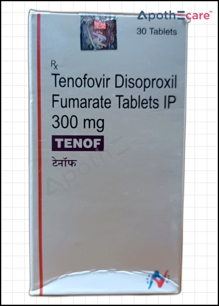Tenof 300mg Tablet Used to Treat HIV Infection, Chronic Hepatitis B Infection