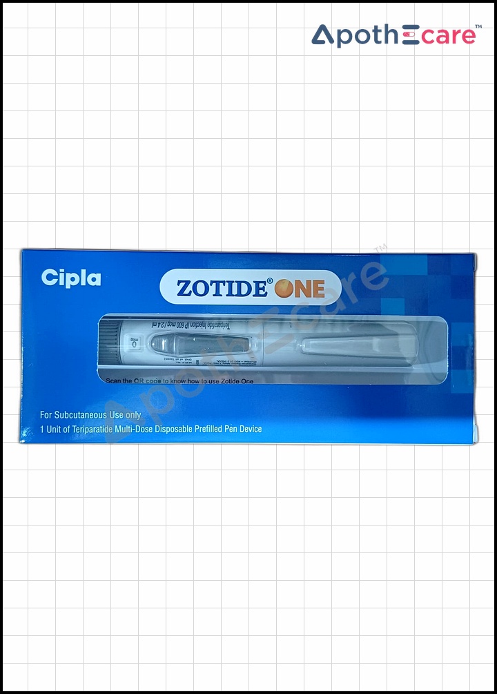 Zotideone Injection Used to treat Glucocorticoid-induced osteoporosis,  Postmenopausal women who are at high risk for fractures