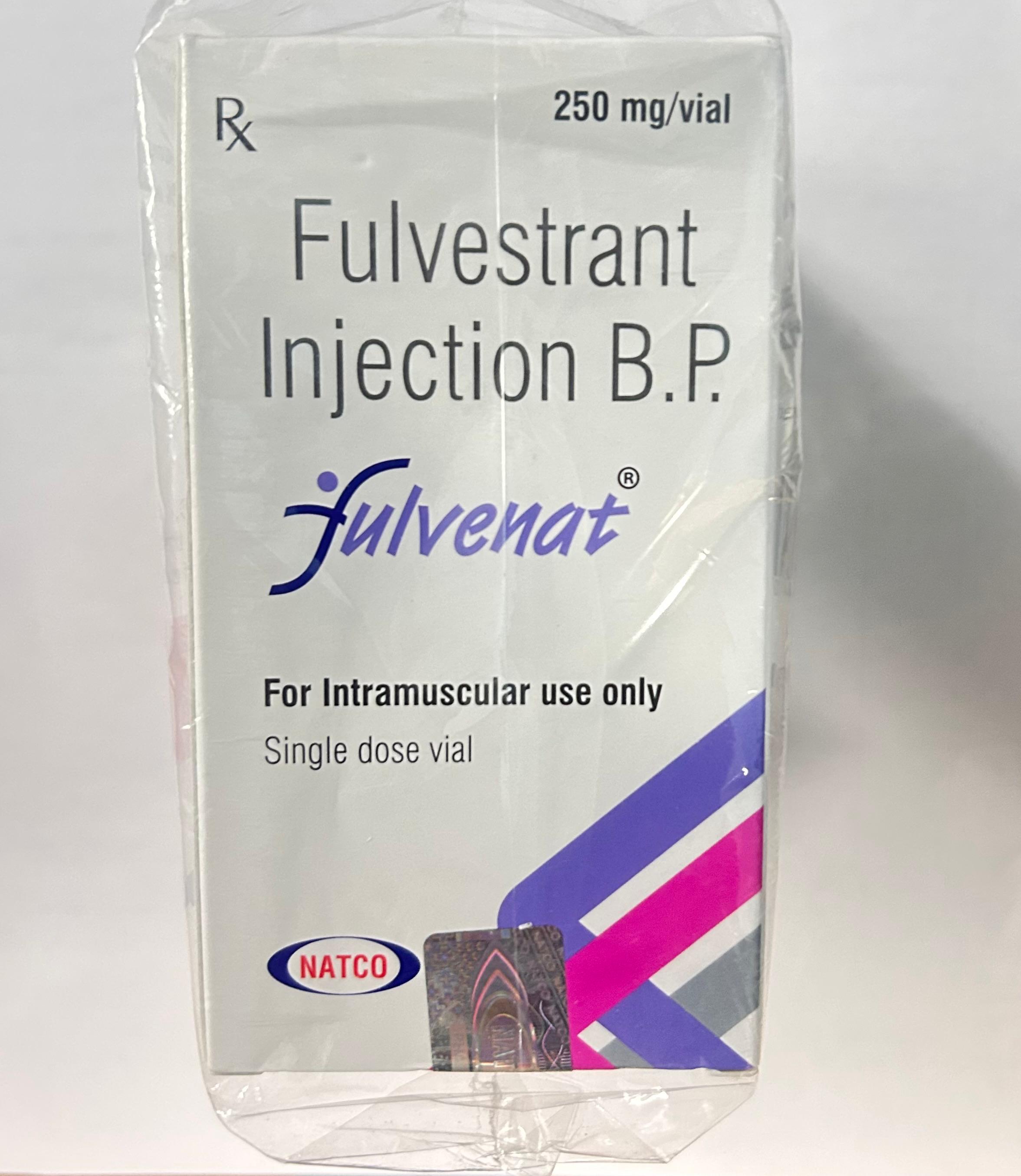 Fulvenat 250mg Injection is used to treat breast cancer.