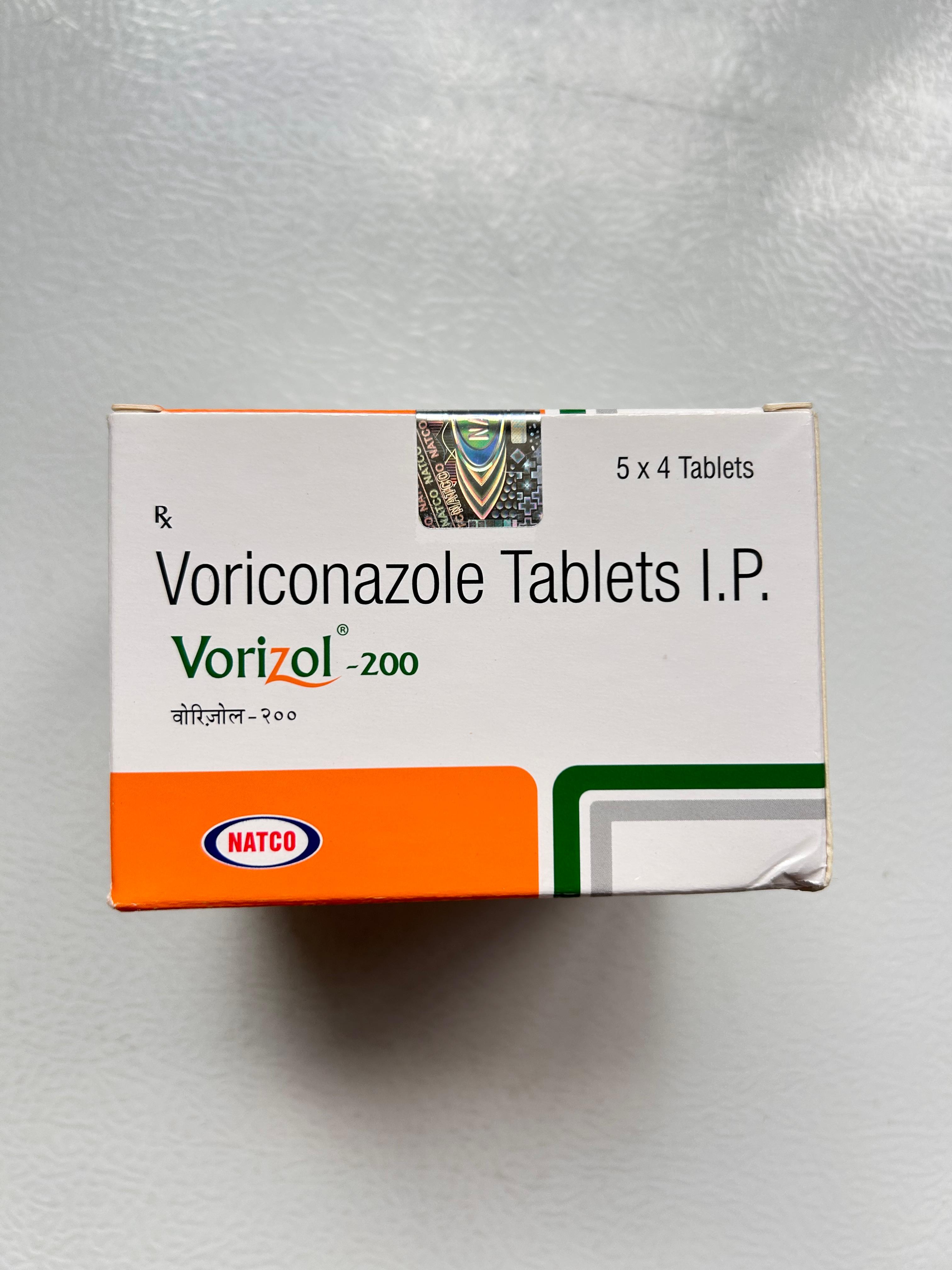 Vorizol 200mg Tablet, used to treat serious fungal infections.