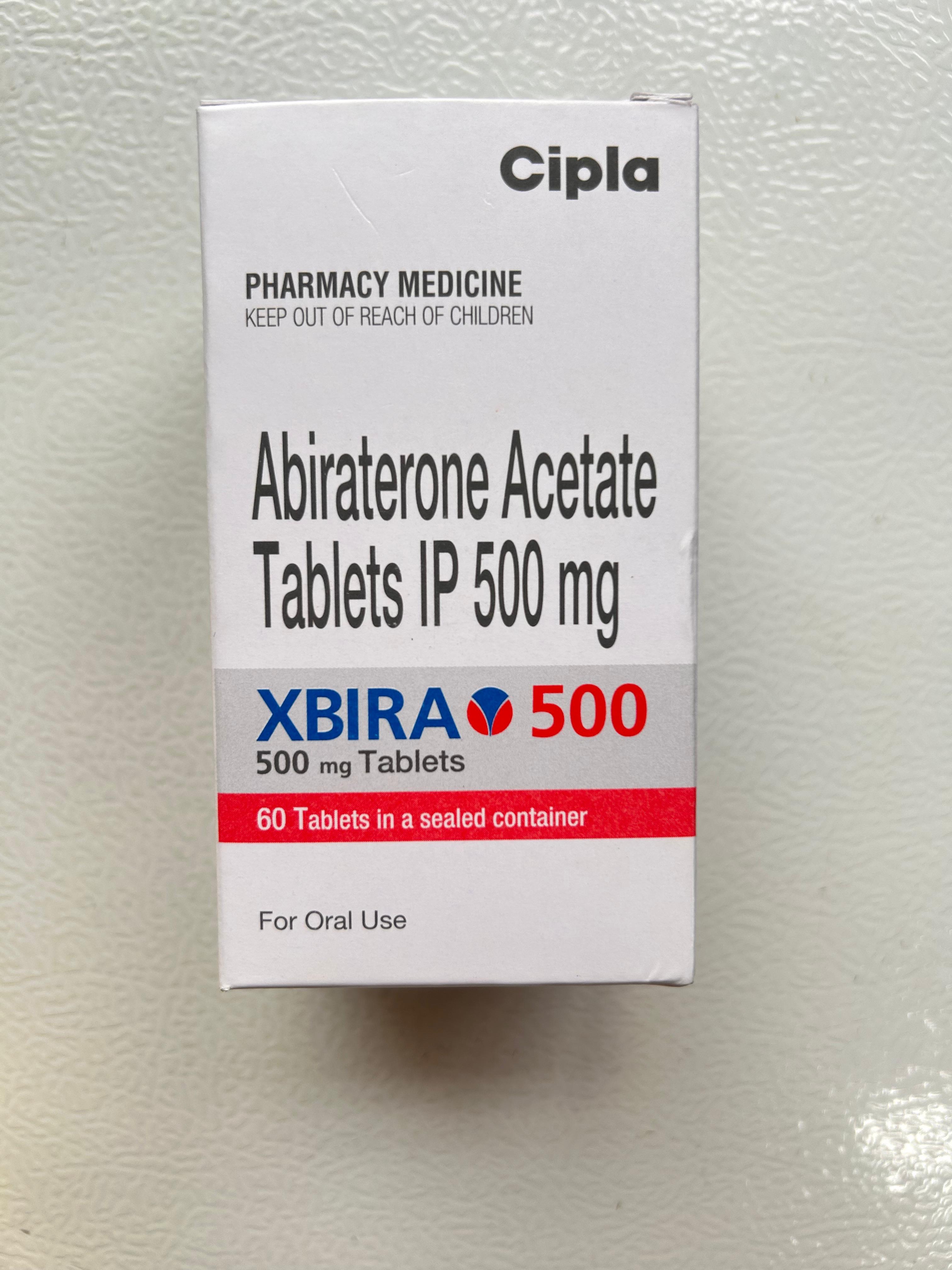 Xbira 500mg Tablet is used to treat metastatic castration-resistant prostate cancer.