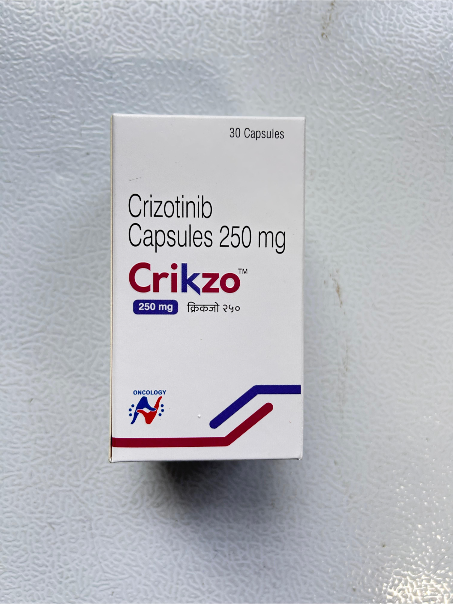 Crikzo 250mg Capsule is used to treat advanced non-small cell lung cancer.