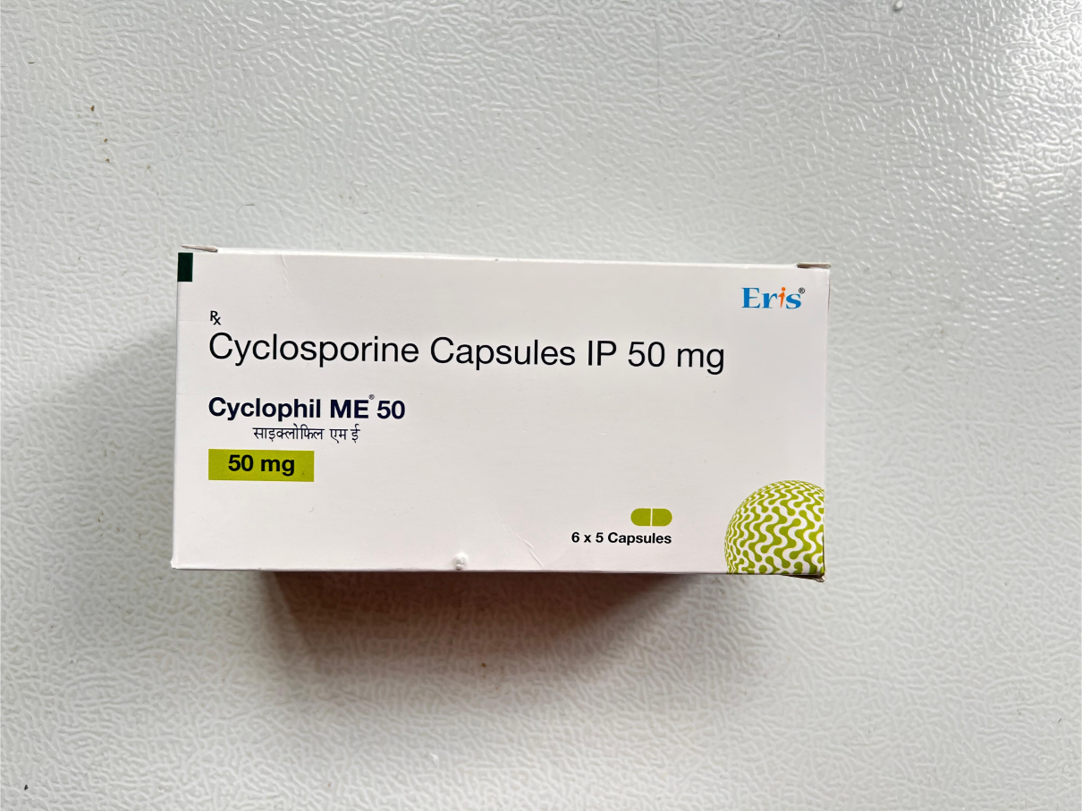 Cyclophil ME 50mg Capsule is used to prevent organ rejection in transplant patients.