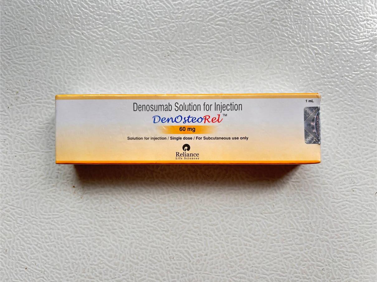 Denosteorel 60mg Injection is used in the treatment of bone-related conditions.