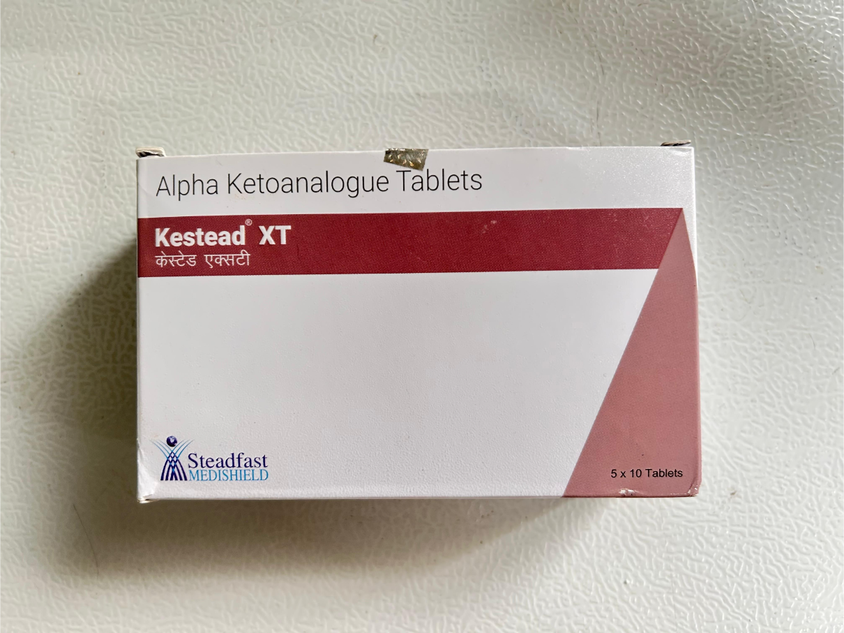 Kestead XT Tablet is a specialized nutritional supplement containing Alpha Ketoanalogue.