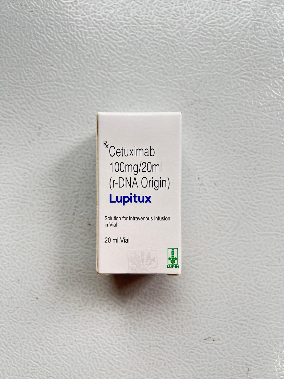 Lupitux 100mg Injection is used to treat Head and Neck, Colorectal Cancer.
