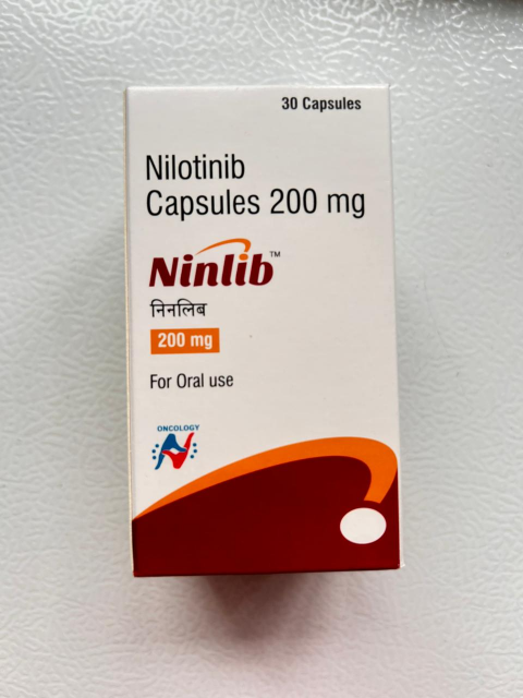 Ninlib 200mg Capsule is used to treat chronic myeloid leukemia.